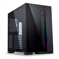 GABINETE LIAN LI O11 DYNAMIC EVO RGB BLACK CRISTAL TEMPLADO E-ATX