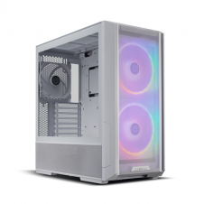 GABINETE LIAN LI LANCOOL 216 WHITE CRISTAL TEMPLADO E-ATX