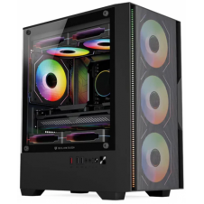 GABINETE BALAM RUSH NITROX EDGEPRO AIRCOOL 4900C MINI TORRE NEGRO