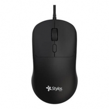 MOUSE INALAMBRICO STYLOS STPMOI8B 1600 DPI NEGRO