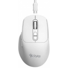 MOUSE INALAMBRICO STYLOS STPMOI8W 1600 DPI BLANCO