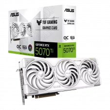 TARJETA ASUS TUF GAMING RTX 5070 TI WHITE OC 16GB GDDR7 PCI-E 5.0
