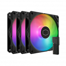 VENTILADOR P/GABINETE COOLER MASTER SICKLEFLOW EDGE 120 ARGB 3-IN-1