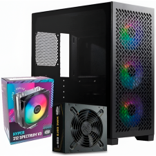 GABINETE COOLER MASTER ELITE 302 MICRO-ATX + HYPER 212 + MWE GOLD 650W
