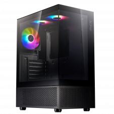 GABINETE GAMER XPG INVADER X MINI NEGRO MINI-TOWER ATX 5 FAN ARGB