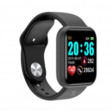 PERFECT CHOICE SMARTWATCH HEARTY WATCH, TOUCH, BLUETOOTH, ANDROID 10/IOS 9.3, NEGRO PC-270072