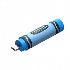 MEMORIA SANDISK 128GB USB 3.2 GEN 1 TIPO-C CRAYOLA CERULEAN BLUE