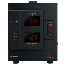Regulador SMARTBITT SBAVRC3300 , 4, Negro, Hogar, 3300 VA, 2000 W