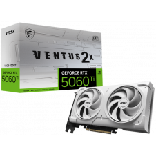 TARJETA DE VIDEO MSI RTX 5060 TI VENTUS 2X OC WHITE PLUS 8GB
