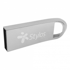 MEMORIA USB STYLOS ST500 16GB Flash USB 2.0 80 MB/s COLOR PLATA