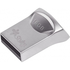 MEMORIA USB STYLOS STMUS42S 16GB, USB 2.0, MINI, METAL PLATA