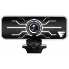 GAME FACTOR WEBCAM WG400, 1080P, 1920 X 1080 PIXELES, USB, NEGRO
