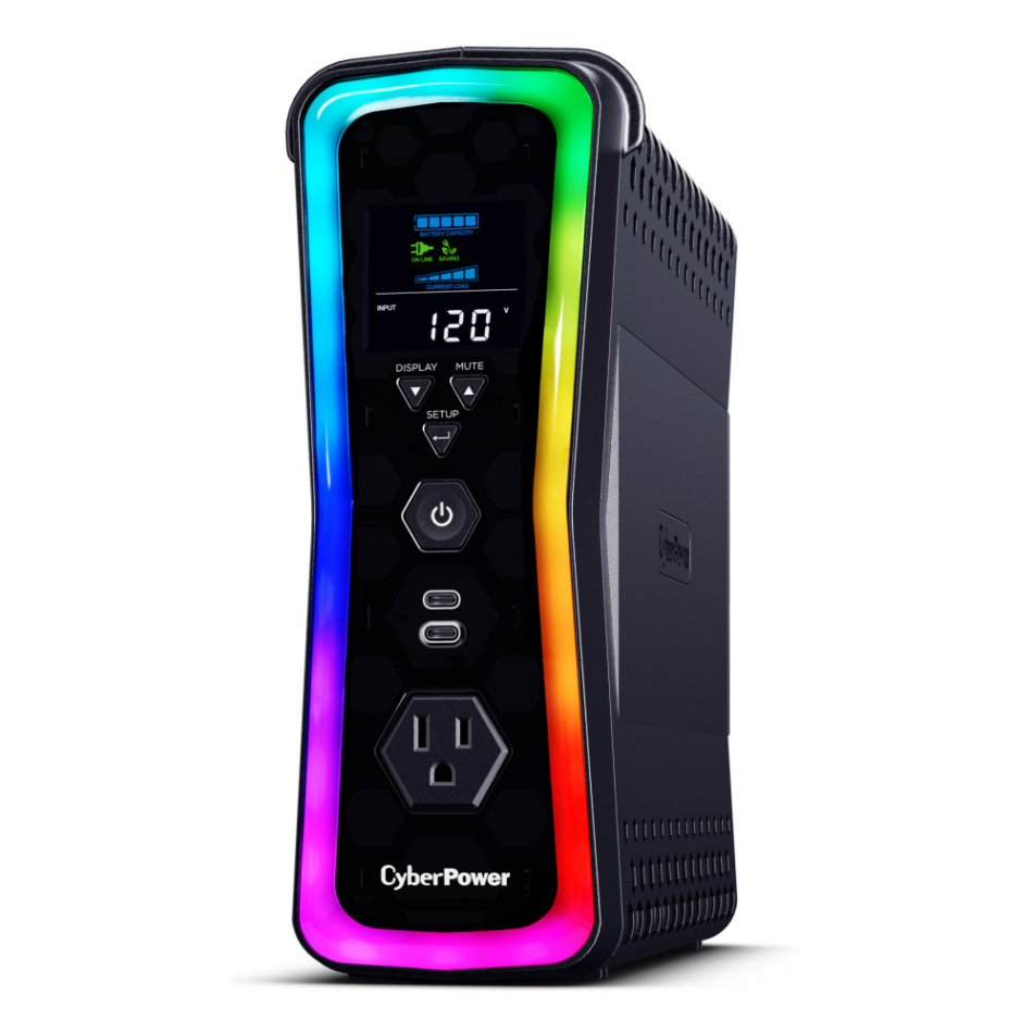 UPS Gamer onda senoidal RGB, 1500 VA / 1