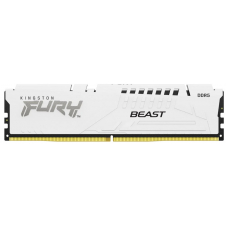 MEMORIA RAM KINGSTON FURY BEAST DDR5 16GB 6400MHZ CL32 BLANCA RGB