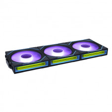 KIT 3 VENTILADORES LIAN LI SL INFINTY BLACK RGB WIRELESS 120MM