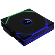 VENTILADOR LIAN LI BLACK UNI FAN TL BLACK RGB WIRELESS 120MM