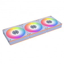 KIT 3 VENTILADORES LIAN LI UNIFAN CL WHITE RGB C/ CONTROL WIRELESS 120MM