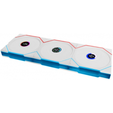 VENTILADOR LIAN LI BLACK UNI FAN TL WHITE RGB WIRELESS 120MM