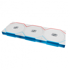 KIT 3 VENTILADORES LIAN LI WHITE ASPAS INVERTIDAS WIRELESS 120MM