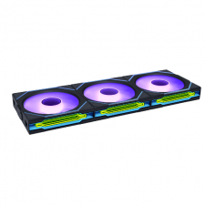 KIT 3 VENTILADORES LIAN LI SL INFINTY BLACK RGB WIRELESS 120MM
