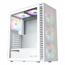 GABINETE XYZ AIRONE 100 MESH MID TOWER ATX BLANCO
