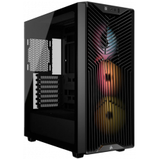 GABINETE CORSAIR 3200D RS ARGB SEMI TORRE NEGRO 3 FAN CRISTAL