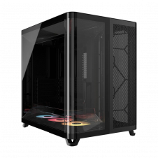 GABINETE CORSAIR AIR 5400 RS ARGB MEDIA TORRE NEGRO CRISTAL