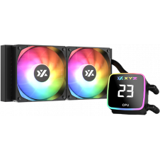 ENFRIAMIENTO LIQUIDO XYZ AQUAPULSE AIO 240MM ARGB PANTALLA BLACK