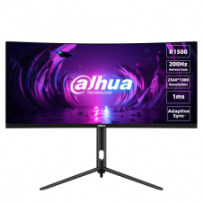 MONITOR GAMER DAHUA CURVO E330 LED 30P WQHD FREESYNC 200HZ HDMI