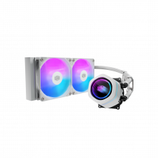 ENFRIAMIENTO LIQUIDO COOLER MASTER MASTERLIQUID CORE NEX 240 ARGB BLANCO