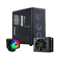 GABINETE COOLER MASTER ELITE 502 ATX FUENTE 650W ARGB GAMER
