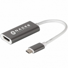 NACEB ADAPTADOR USB C MACHO - HDMI HEMBRA, GRIS/BLANCO NA-0114
