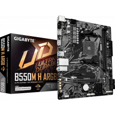 TARJETA MADRE GIGABYTE B550M H ARGB AM4 DDR4 PCIE 4.0 M.2 ARGB