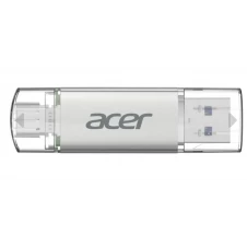 MEMORIA USB ACER UT300 64GB 3.2 USB-A/C PLATA BL.9BWWA.589