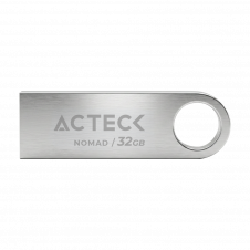 MEMORIA USB ACTECK 32 GB NOMAD METAL MUF-32000 USB 2.0 PLATA