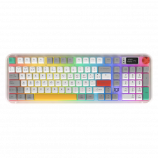 TECLADO INALAMBRICO BALAM RUSH WARSTRIKE FROST KG500FI 98 TECLAS+PERILLA USB C