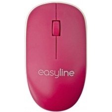 MOUSE EASY LINE ÓPTICO EL-995128, INALÁMBRICO, BLUETOOTH, 1000DPI, MAGENTA
