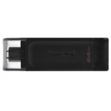 MEMORIA USB KINGSTON DATATRAVELER 70, 64GB, USB-C 3.2, NEGRO DT70/64GB