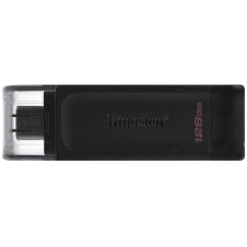 MEMORIA USB KINGSTON DATATRAVELER 70, 128GB, USB-C 3.2, NEGRO DT70/128GB