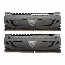 KIT MEMORIA RAM PATRIOT VIPER STEEL GRAY DDR4, 4133MHZ, 16GB (2X 8 GB), NON-ECC, CL19 PVS416G413C9K
