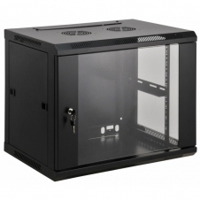 INTELLINET GABINTE PARA PARED 19'', HASTA 60KG, 9U, NEGRO 711814
