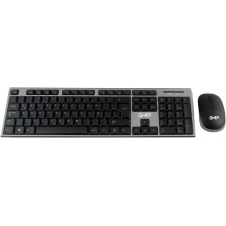 TECLADO/MOUSE COMBO INALAMBRICO GT2000GN GHIA/ COLOR GRIS/NEGRO