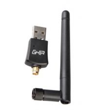 ADAPTADOR DE RED GHIA, USB 2.0, INALAMBRICO, 300 MBPS, ALTA VELOCIDAD, CON ANTENA