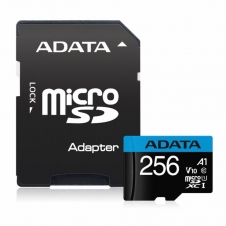 MICRO SD ADATA AUSDX256GUICL10A1-RA1 256GB V10 FHD CLASE 10 A1 AZUL