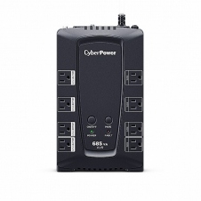 NO BREAK CYBERPOWER CP685AVRG LÍNEA INTERACTIVA, 390W, 685VA, ENTRADA 90 - 140V, SALIDA 120V, 8 CONTACTOS