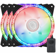 VENTILADOR COOLER MASTER MF120 PRISMATIC 3 EN 1, 120MM, 650 A 2000 RPM, 4 PINES, RGB, MFY-B2DN-203PA-R1