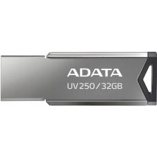MEMORIA USB 2.0 ADATA UV250, PLATA, 32 GB, USB TIPO A AUV250-32G-RBK