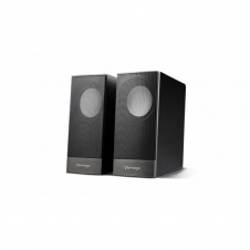 VORAGO BOCINAS PARA COMPUTADORA SPK-106, ALÁMBRICO, 2.0, 2X 3W, USB, NEGRO
