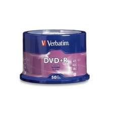 VERBATIM DISCOS VIRGENES PARA DVD, DVD-R, 16X, 4.7GB, 50 PIEZAS 95525/97174