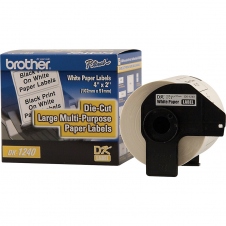 ETIQUETAS BROTHER DK1240 - COLOR BLANCO, PAPEL, 600 ETIQUETAS